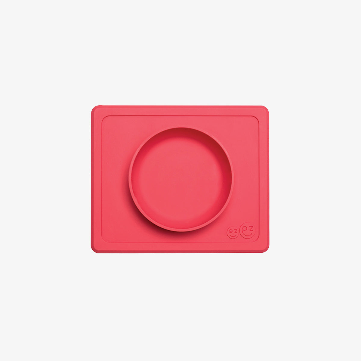 Mini Bowl in Coral by ezpz / The Original All-In-One Silicone Plates & Placemats that Stick to the Table