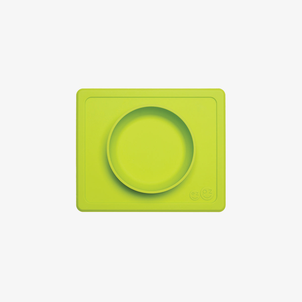 Mini Bowl in Lime by ezpz / The Original All-In-One Silicone Plates & Placemats that Stick to the Table