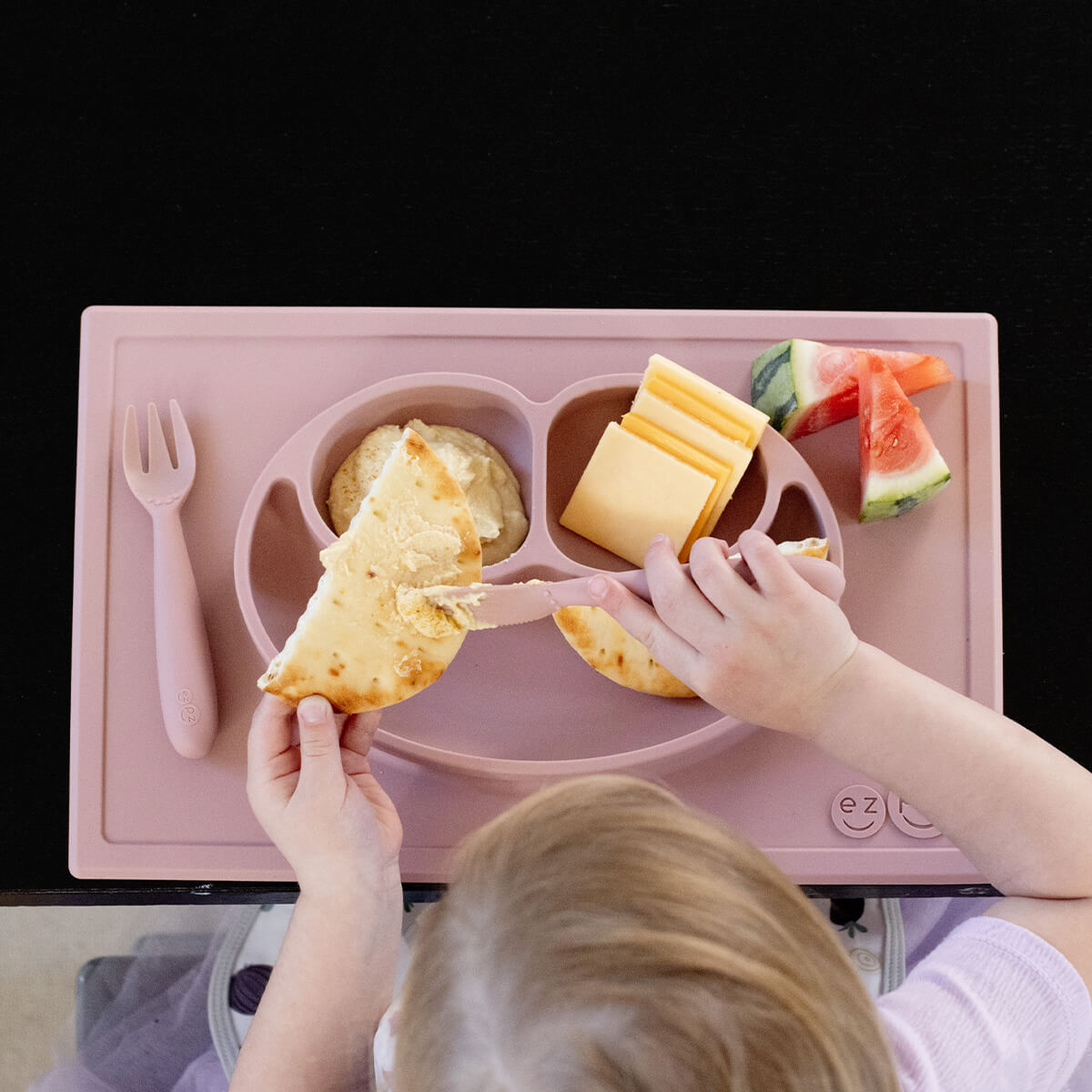 Kids Silicone Placemats, Dishwasher Safe Desk Mat, Toddler