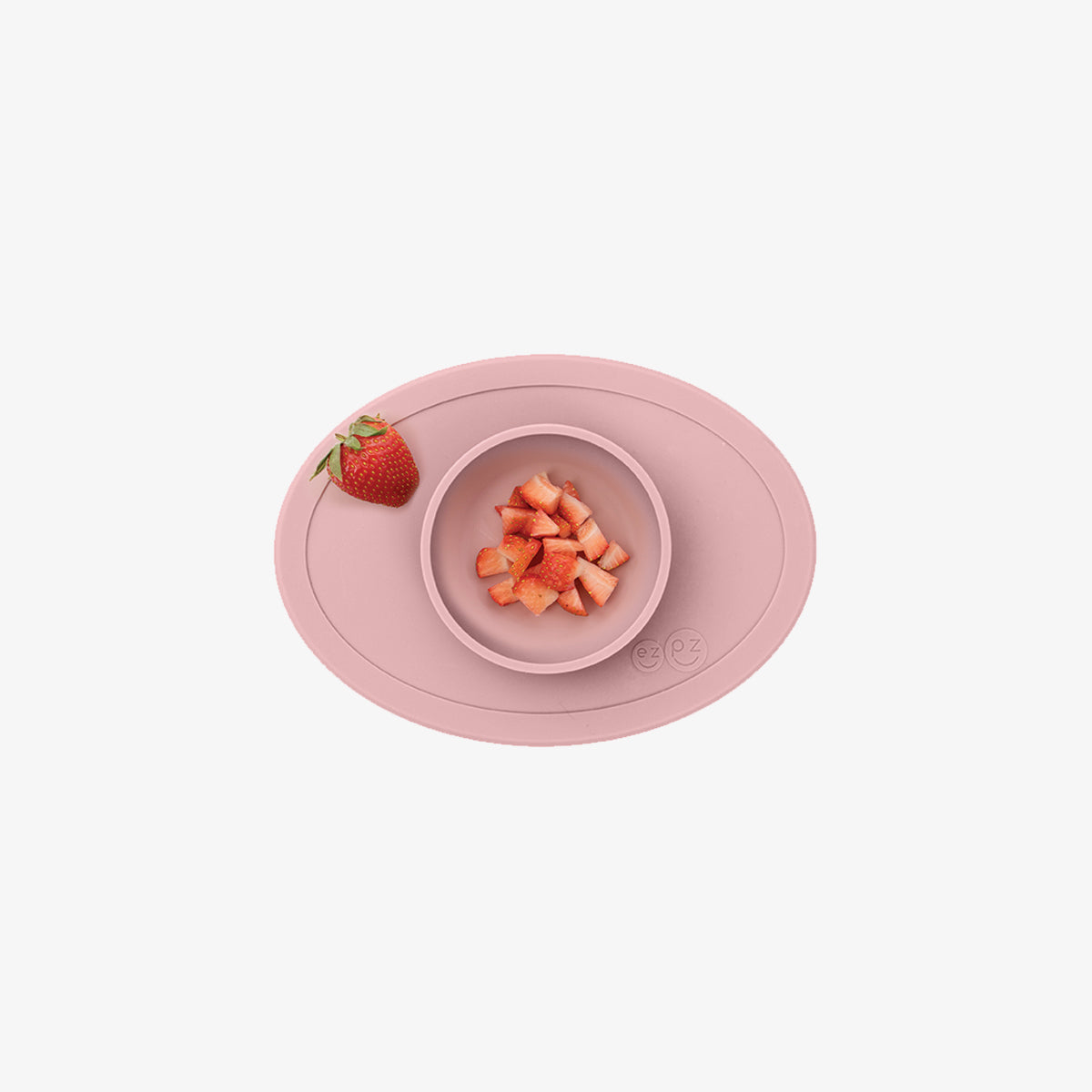 The Tiny Bowl in Blush by ezpz / Silicone Bowl for Babies that Fits on High Chairs