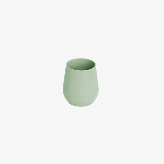 The Tiny Cup in Sage by ezpz / Open-Top, Silicone Drinking Cup for Babies