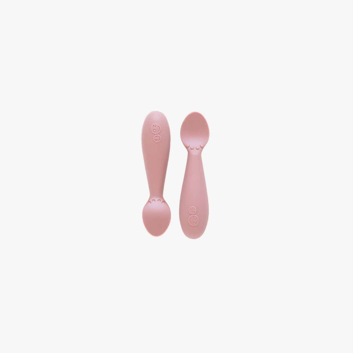 The Tiny Spoon in Blush by ezpz / Small, Sensory Silicone Spoon for Babies