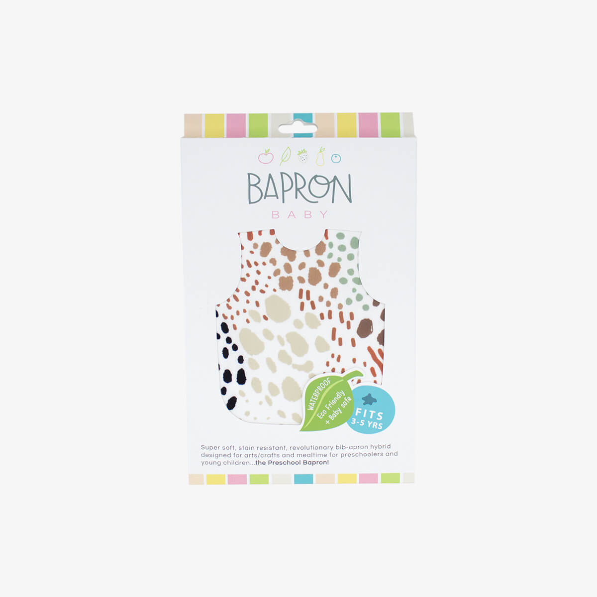 BapronBaby® Bapron in Wild / Bib + Apron That Safely Ties Around the Body