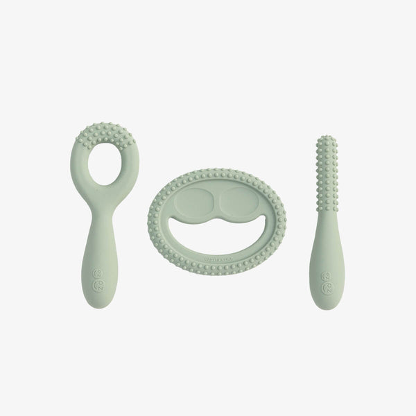 ezpz Mini Utensils - Toddler Spoon and Fork Set - ZukaBaby
