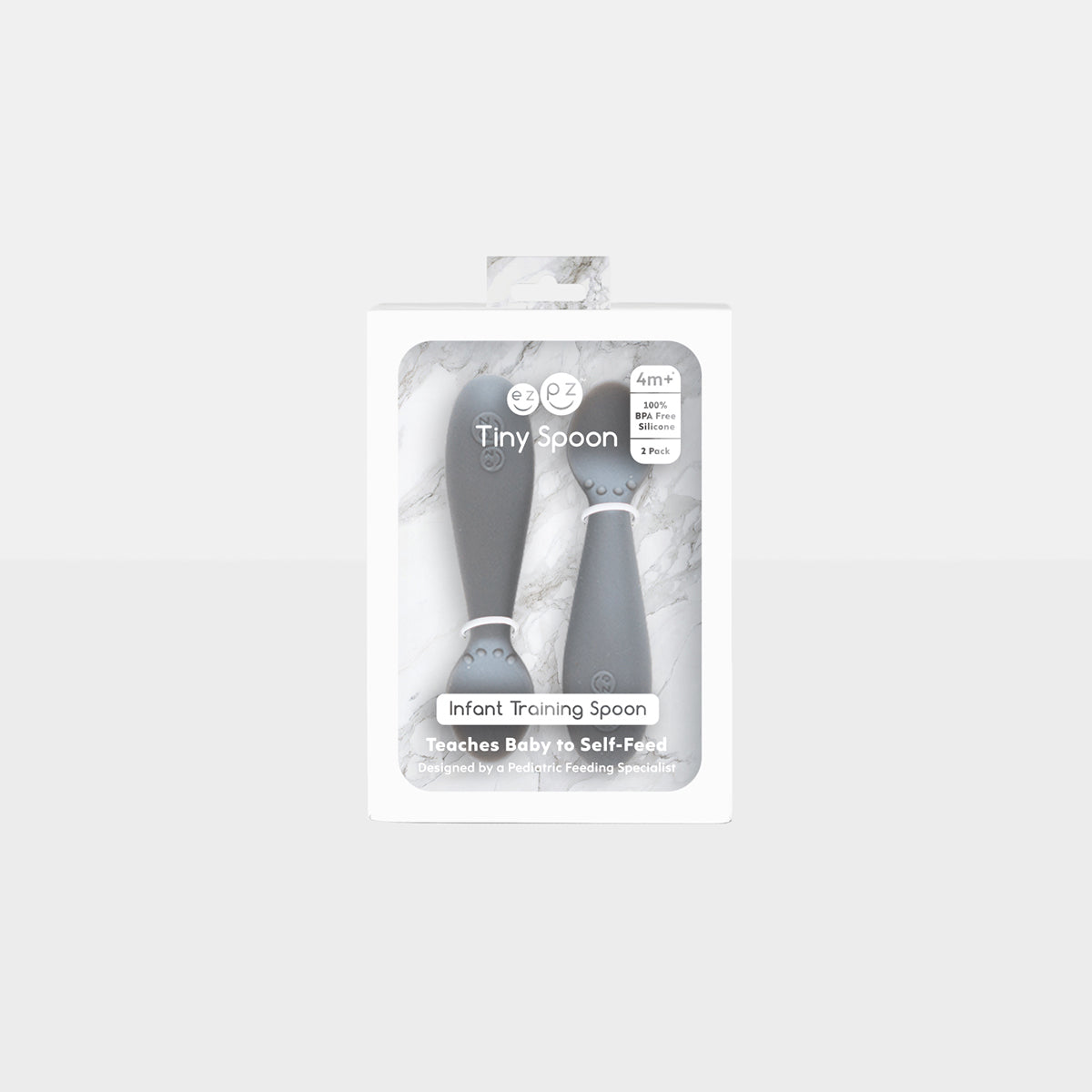 EzPz Tiny Spoon - 2-Pack - Grey » 30 Days Right of Cancellation