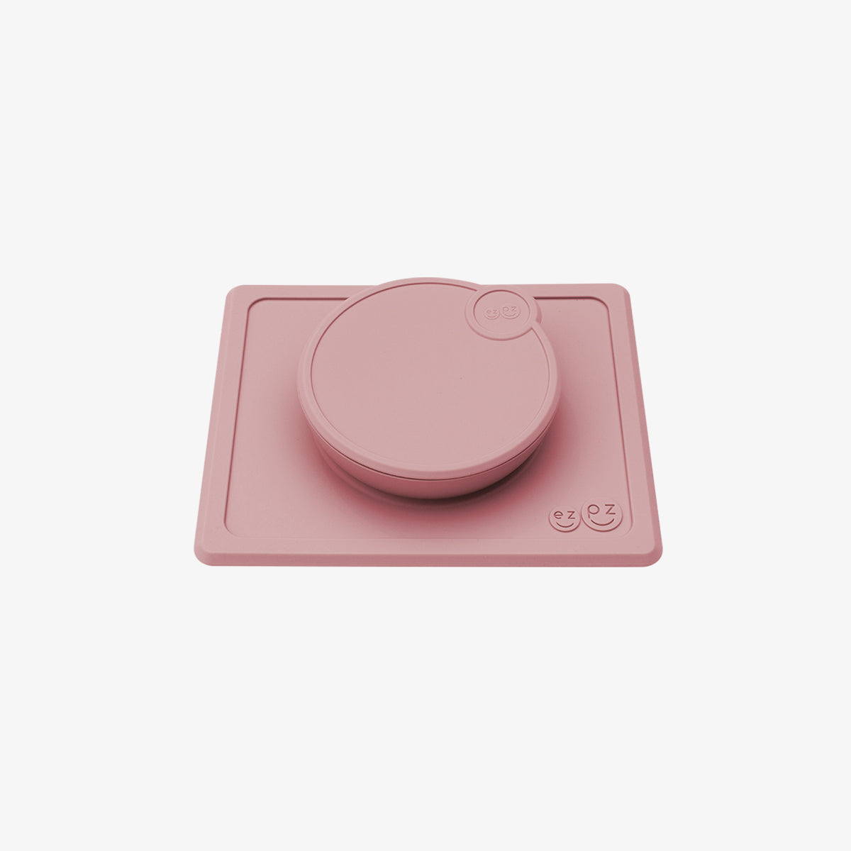Mini Bowl Lid in Blush by ezpz / The Original All-In-One Silicone Plates & Placemats that Stick to the Table