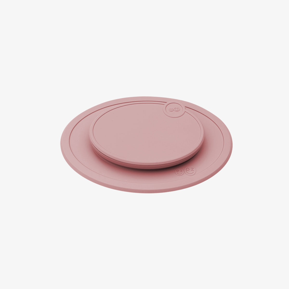 Mini Mat Lid in Blush / Storage Lids for the Mini Mat by ezpz / Silicone Lid for Toddler Plate
