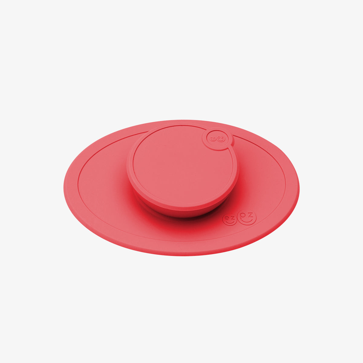 Tiny Bowl Lid in Coral / Storage Lids for the Tiny Bowl by ezpz / Silicone Lid for Baby Bowl