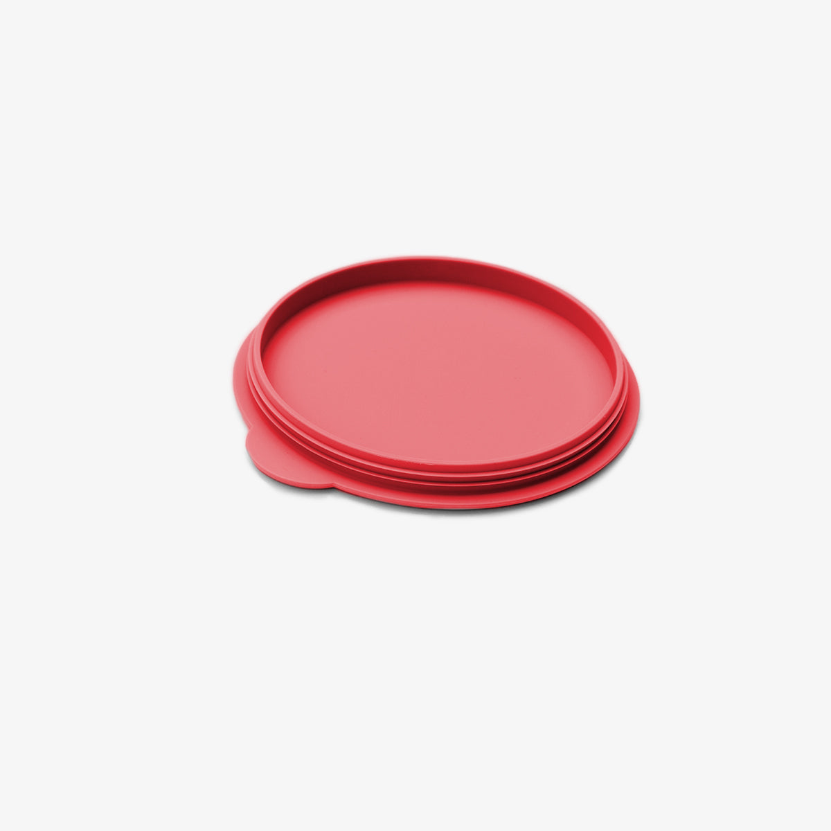 Mini Bowl Lid in Coral by ezpz / The Original All-In-One Silicone Plates & Placemats that Stick to the Table