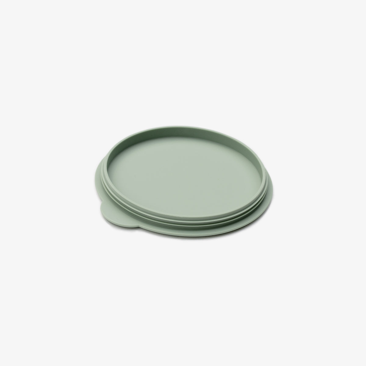 Mini Bowl Lid in Sage by ezpz / The Original All-In-One Silicone Plates & Placemats that Stick to the Table