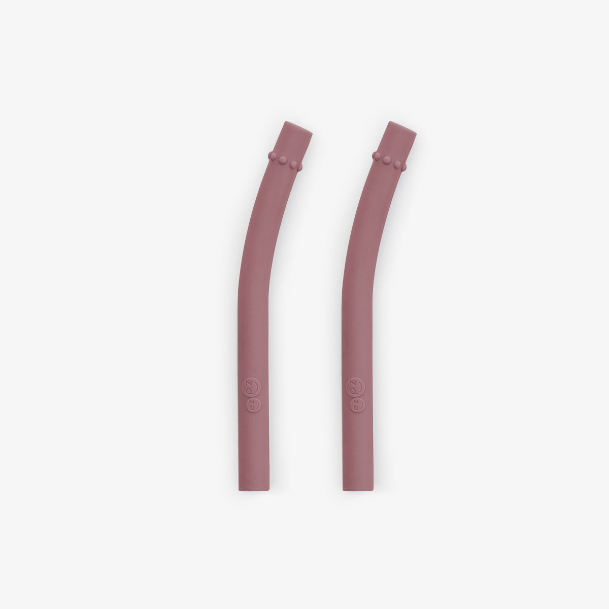 Mini Straws in Mauve / Silicone Straw Replacement Pack for the ezpz Mini Cup & Straw System