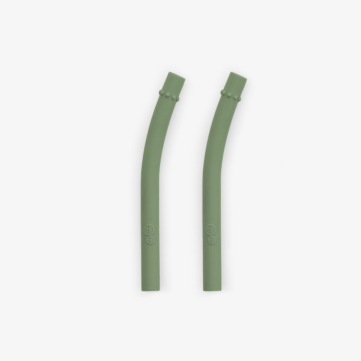 Mini Straws in Olive / Silicone Straw Replacement Pack for the ezpz Mini Cup & Straw System