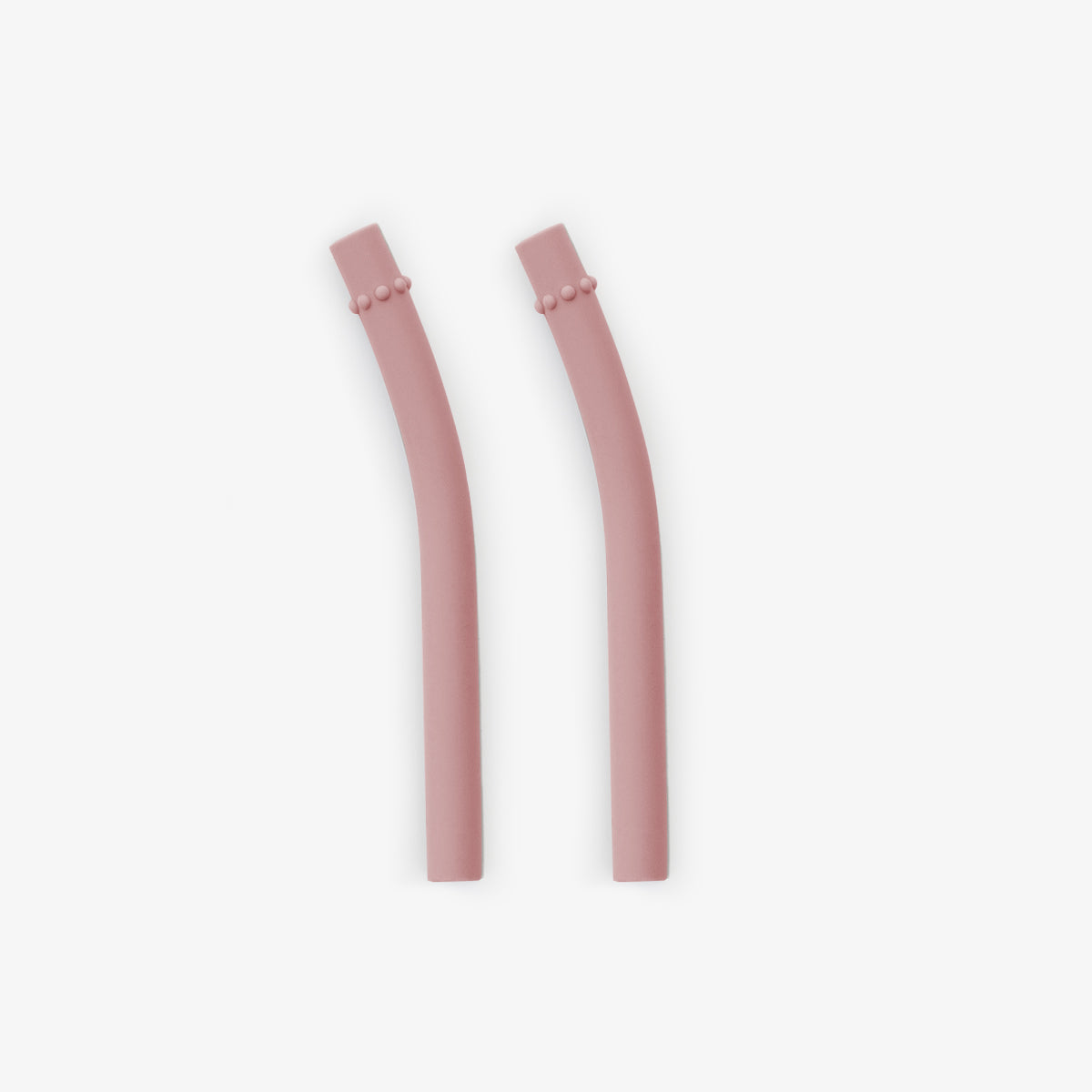 Mini Straws in Blush / Silicone Straw Replacement Pack for the ezpz Mini Cup & Straw System