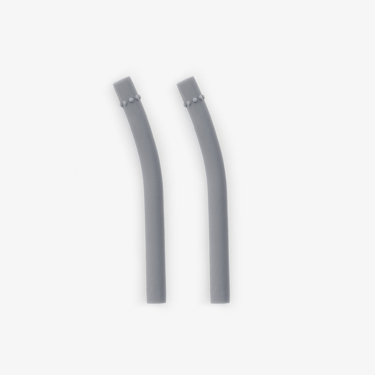 Mini Straws in Gray / Silicone Straw Replacement Pack for the ezpz Mini Cup & Straw System