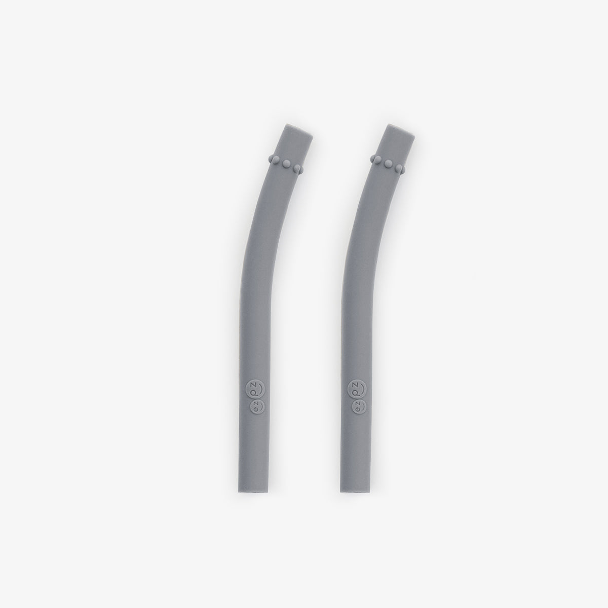 Mini Straws in Gray / Silicone Straw Replacement Pack for the ezpz Mini Cup & Straw System