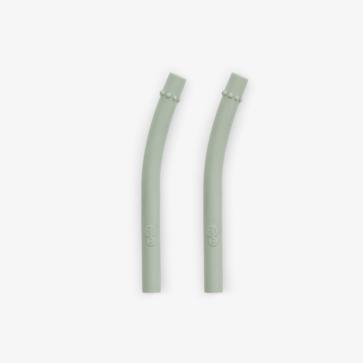 Mini Straws in Sage / Silicone Straw Replacement Pack for the ezpz Mini Cup & Straw System