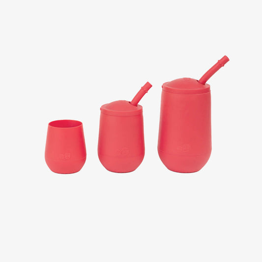 Reusable Red Sippy Cup | BPA Free & Eco-Friendly | Easy to Carry - Set of 6