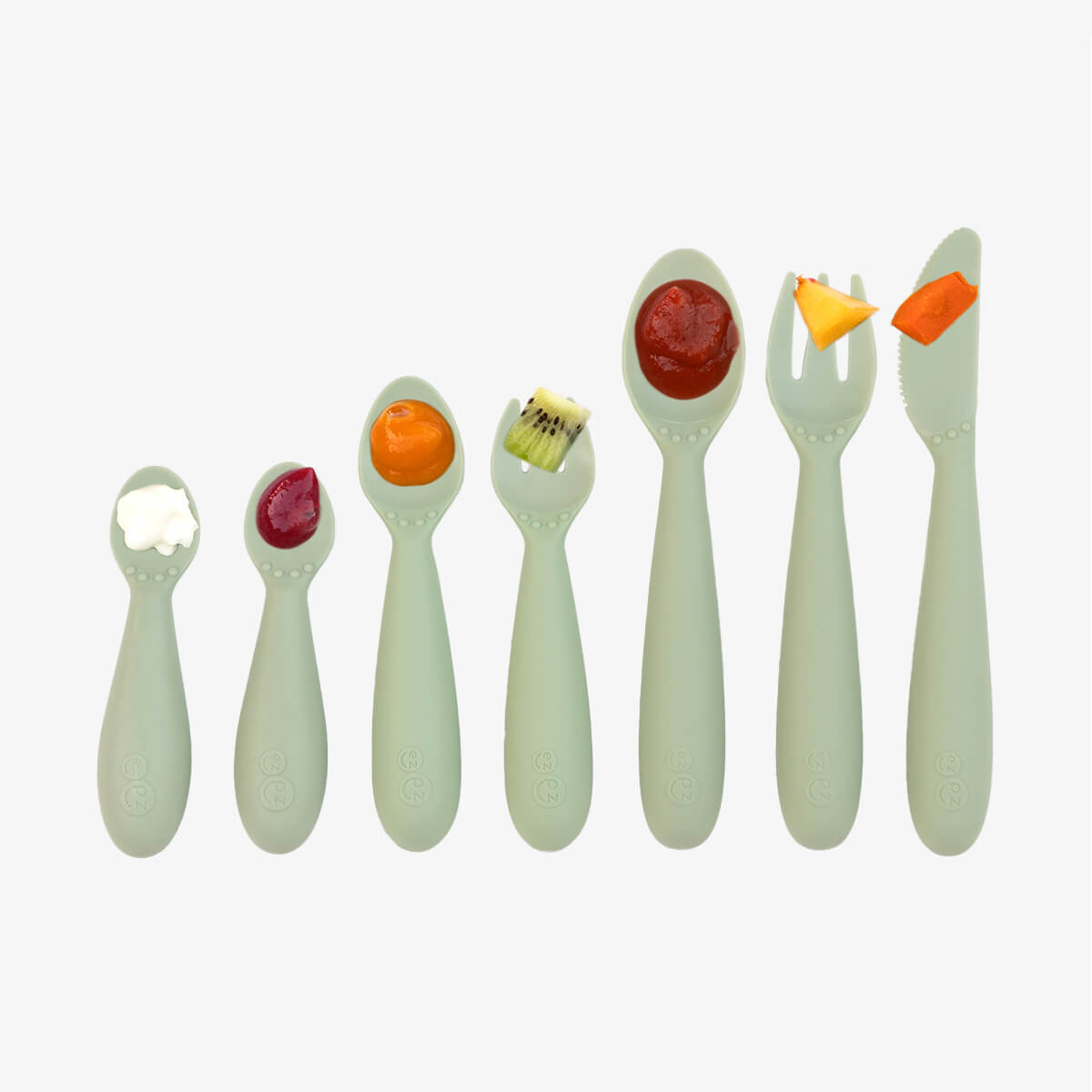 Tupperware Snap Together cutlery Utensils Fork Knife Spoon Set